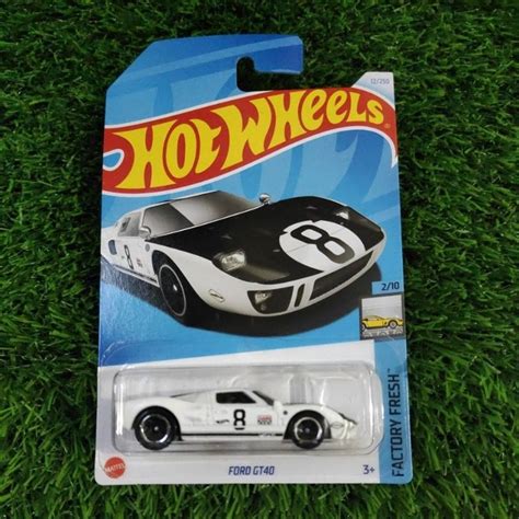 Jual Hot Wheels Ford Gt White Tampo Shopee Indonesia