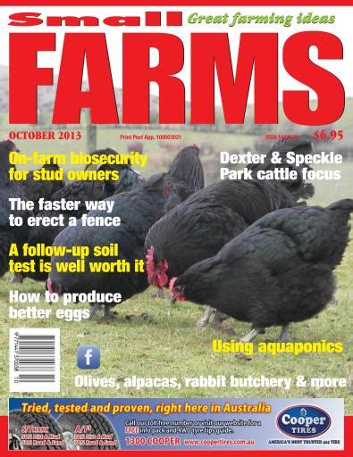 Small Farms Magazine October 2013 Back Issue