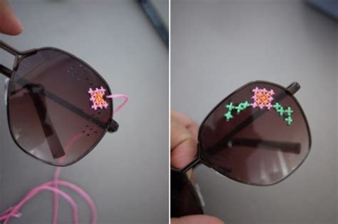 Floral Diy Embroidered Sunglasses Styleoholic