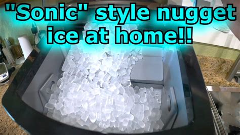 Sonic Style Nugget Ice Maker Soft Chewable Ice Freezimer Nugget Ice