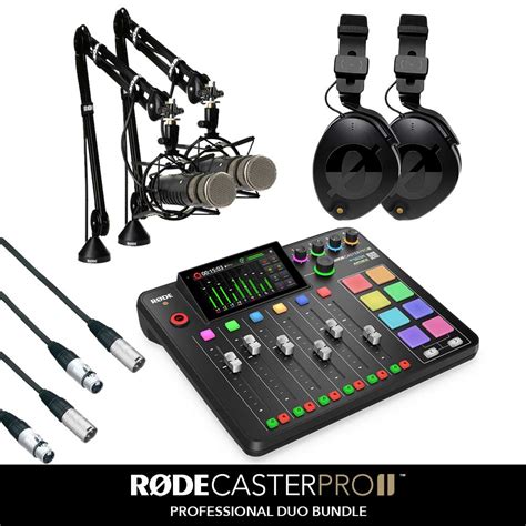 RODE RODECaster Pro II Professional Duo Bundle DJ City