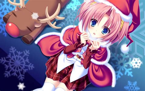 Download Christmas Anime Pfp Of Chibi Raindeer Wallpaper