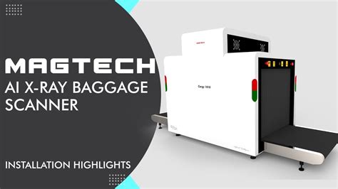 AI X Ray Baggage Scanner AI Scanner Magtech Group AIscan YouTube