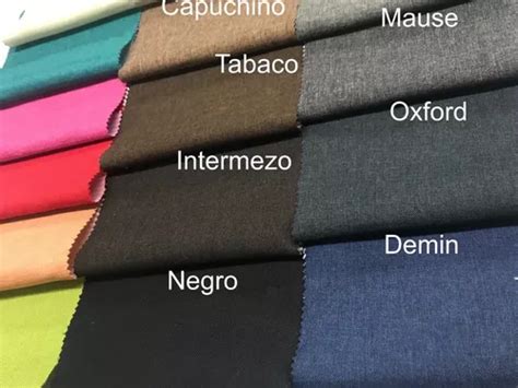 Tela Lino Liso Para Tapiceria Colores Metros En Venta En Acolman