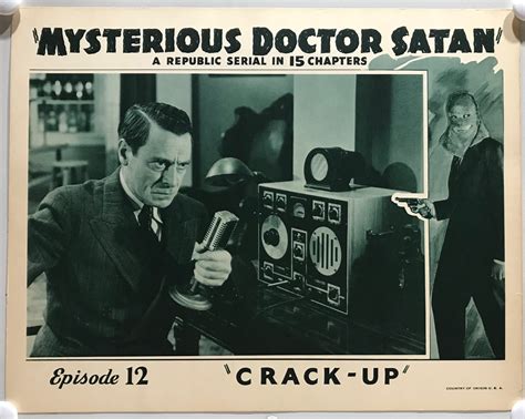 Original Serial Lobby Card Mysterious Doctor Satan Ep