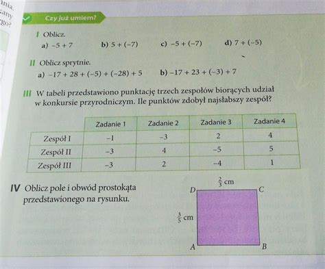 Czy Ju Umiem Klasa Str Wszystkie Zadania Pls Pom Cie Daje Naj