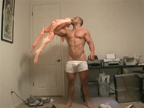 Hot Bodybuilder Fucks A Sex Doll ThisVid