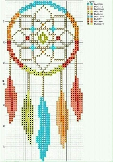 Dream Catcher Cross Stitch Pattern