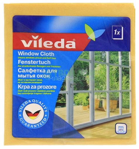 Салфетка Vileda для мытья окон — купить в интернет-магазине по низкой ...