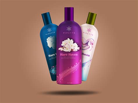 Shampoo Label Design Behance