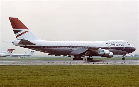 G Awnh Boeing 747 136 Rolling On Runway 28r At Lhr Circa  Flickr