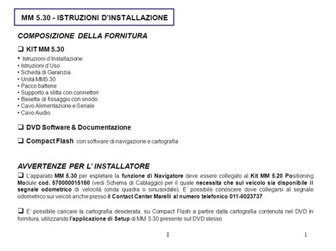 Mm Istruzioni Dinstallazione Ppt Scaricare