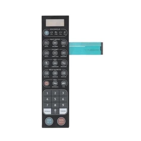 Painel Membrana Teclado Para Microondas Electrolux Eletrolux Mev41 Mev