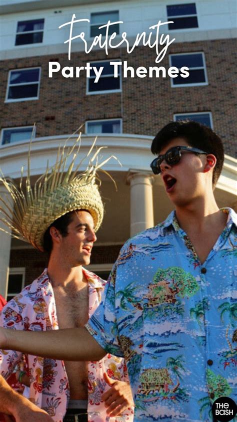 20 College Frat Party Themes And Ideas En 2024