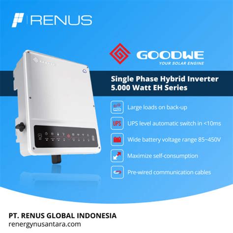 Jual Inverter Hybrid Goodwe Phase Watt Gw Eh High Voltage