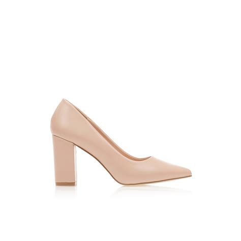 Γυναικεία παπούτσια Γόβες nude δερματίνη μυτερές NUDE My Lady Shoes
