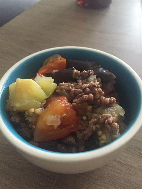 Viande Hachée à La Méditerranée Au Cookeo Recette Cookeo