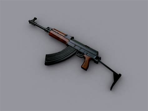 3d czech sa58 rifle model