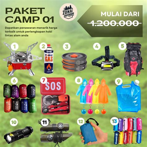 Jual PAKET LENGKAP CAMPING TAS CARRIER RANSEL GUNUNG 80 LITER