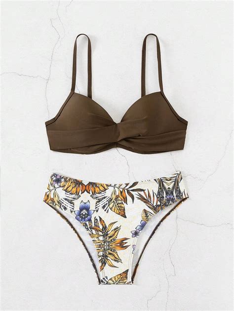 Conjunto De Mai Bikini Feminino Para O Ver O Top Sem Al As Cruzado