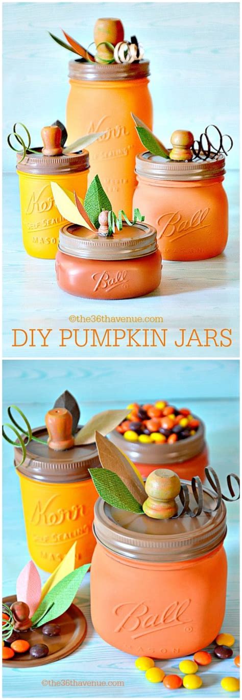 33 Mason Jar Crafts for Fall