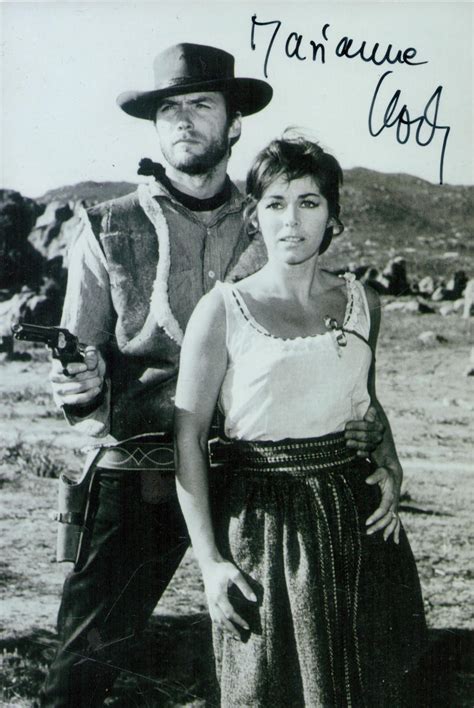 At Auction Marianne Koch Signed Fistful Of Dollars 6x4 Inch Black And