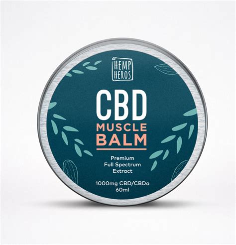 Cbd Muscle Balm 500mg 1000mg Hempmonster