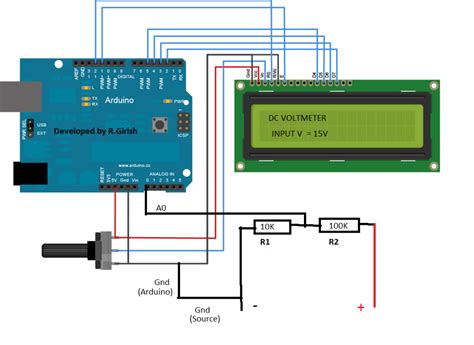 How To Make A DC Voltmeter Using Arduino