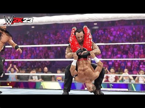 Roman Reigns Vs The Undertaker Vs Shawn Michael WWE 2K23 YouTube