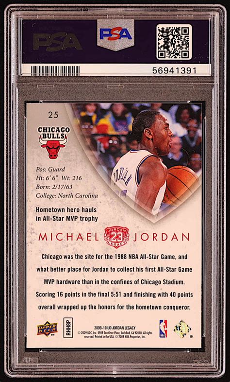 Michael Jordan 2009 10 Upper Deck Michael Jordan Legacy Collection Gold