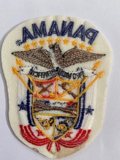 Escudo Nacional De Panama Parche Panama Bay Collectibles