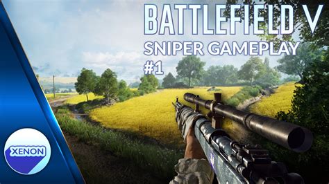 Battlefield V Sniper Gameplay 1 Ross Rifle Mastery Grind YouTube