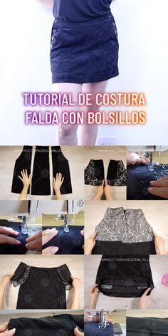 Tutorial de Costura Falda Línea A con Bolsillos Fácil y Práctica