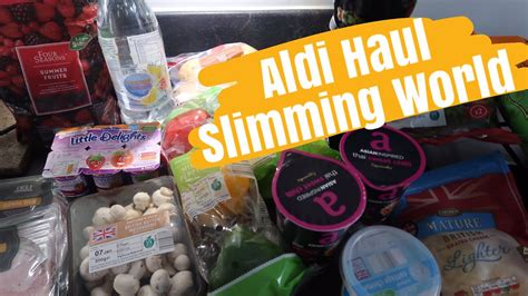 Aldi Food Haul Slimming World Friendly YouTube