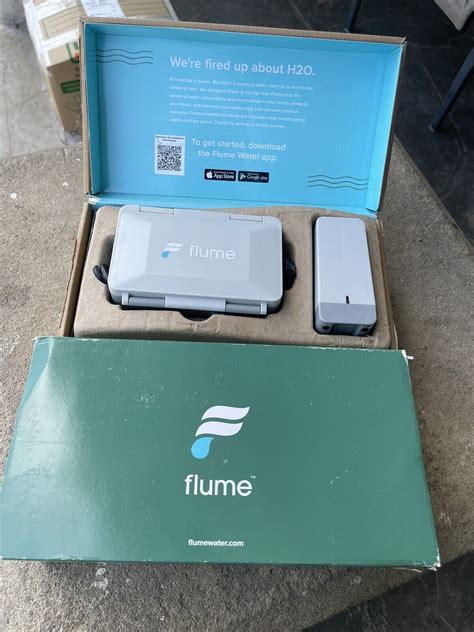 Flume Smart Home Water Monitor Water Leak Detector New Ebay