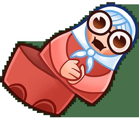 Бабуля без текста Telegram stickers