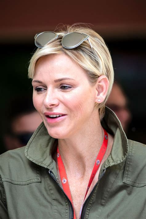 PRINCESS CHARLENE at 2nd F1 Practice Session at Monaco Gran Prix 05/26 ...