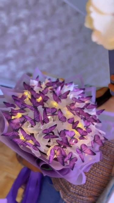 Purple Diy Butterfly Bouquet 💜🦋 Diy Ts Diy Christmas Ts