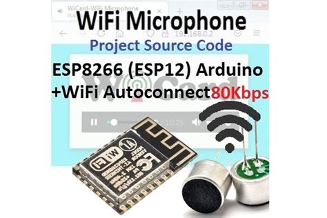 Esp Microphone Wifi With Arduino Updated Wicard