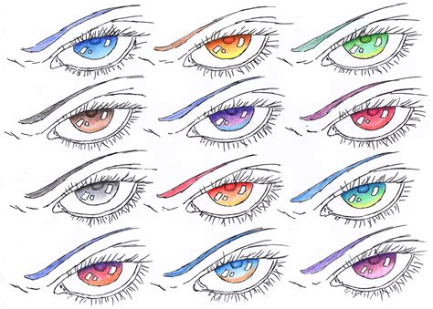 Eye Colour Referencetutorial By Athenrilthethief On Deviantart