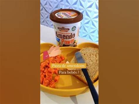 Pasta De Amendoim Para Bebe - Pode dar Pasta de amendoim para bebê ? 💚 se inscreva #maternidade - YouTube