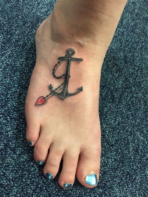 Anchor and heart tattoo | Heart tattoo, Tattoos, Fish tattoos