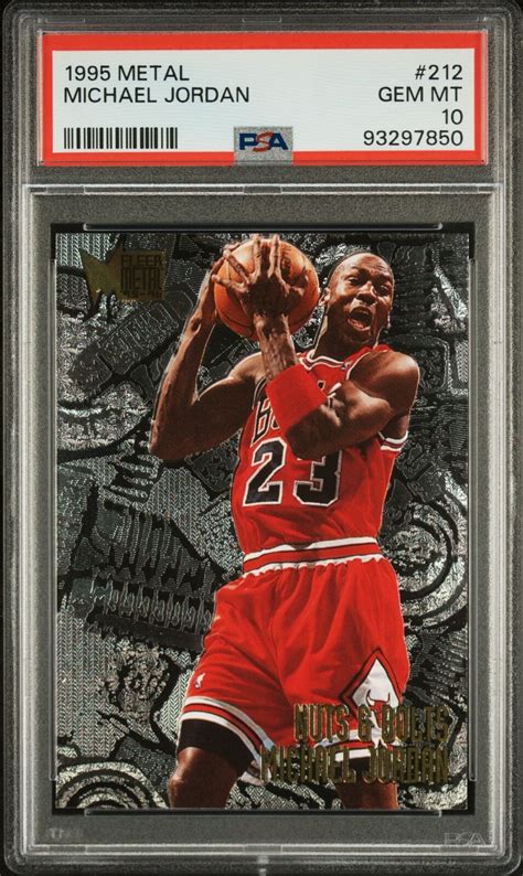 Michael Jordan 1995 Metal 212 Nuts Bolts Price Guide Sports Card