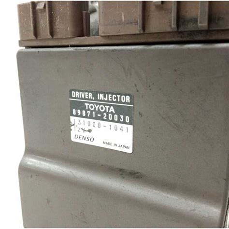 Engine Control Unit Ecu Motor TOYOTA Ref 89871 20030 131000 1041