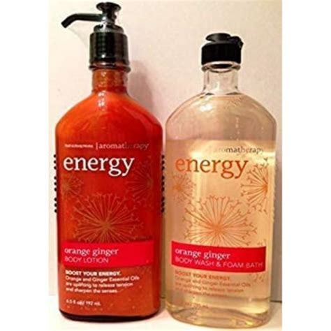 Bath And Body Works Aromatherapy Energy Orange Ginger Body Lotion 6