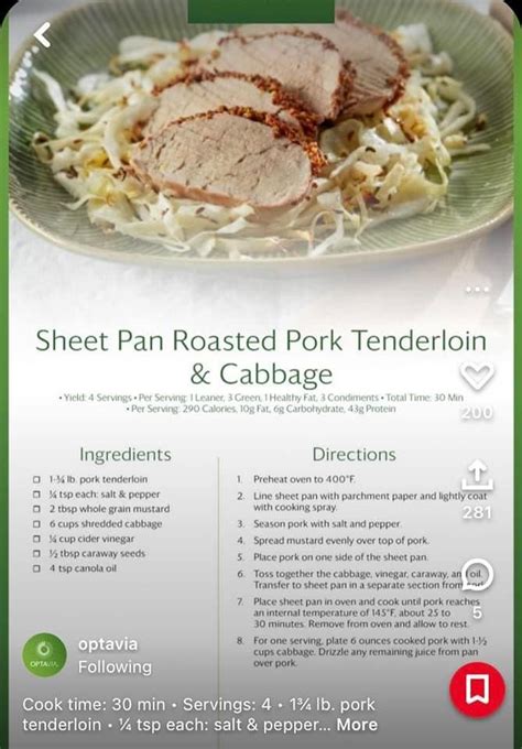 Pin By Lori St Onge On Optavia Lean And Green Recipes Roasted Pork