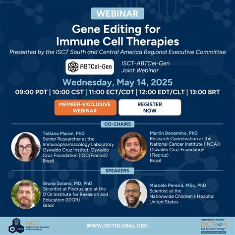Gene Editing for Immune Cell Therapies - International Society for Cell