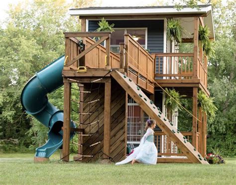 The Double Storey Cubby House Dad Built