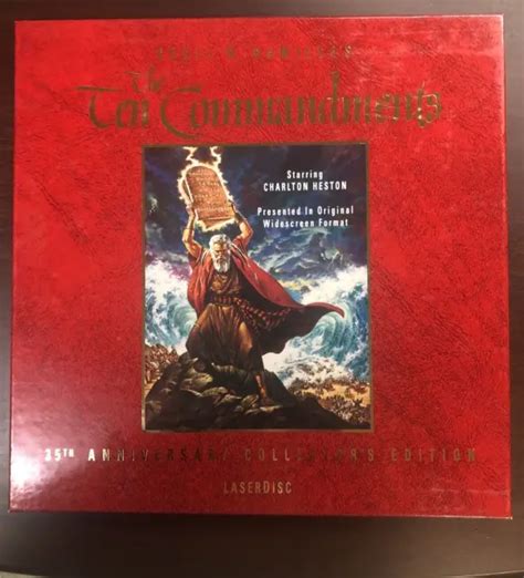 THE TEN COMMANDMENTS Laserdisc 35Th Anniversary Collector Edition 3