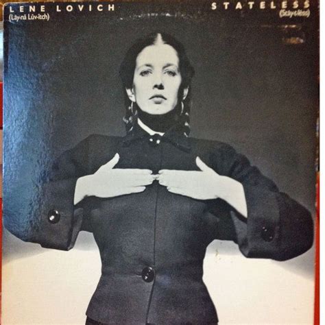 Lene Lovich Stateless Vinyl Record 1979 Stiff Records Cd Album